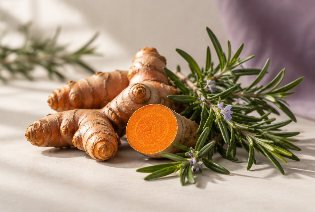 Turmeric and rosemary