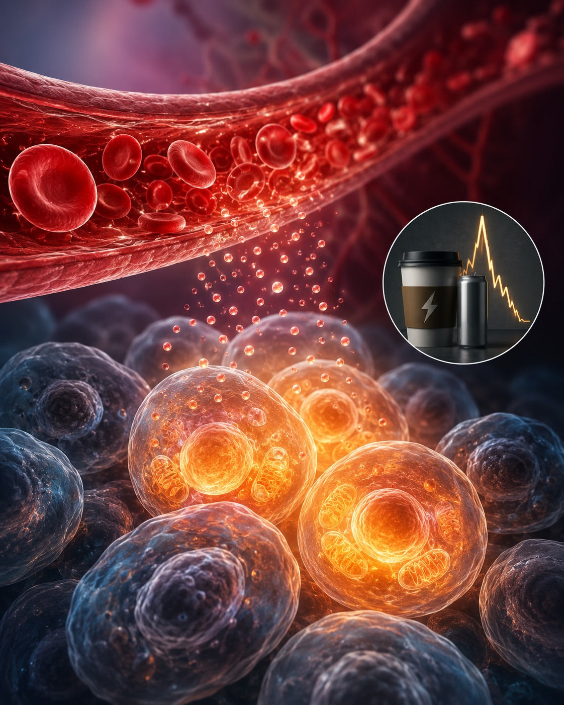 How oxygen and blood flow feed the energy your cells make