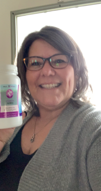 Erica Rogerson with Probiotic Complex