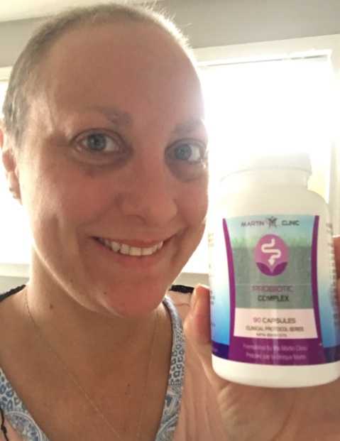 Susan Daly with Probiotic Complex