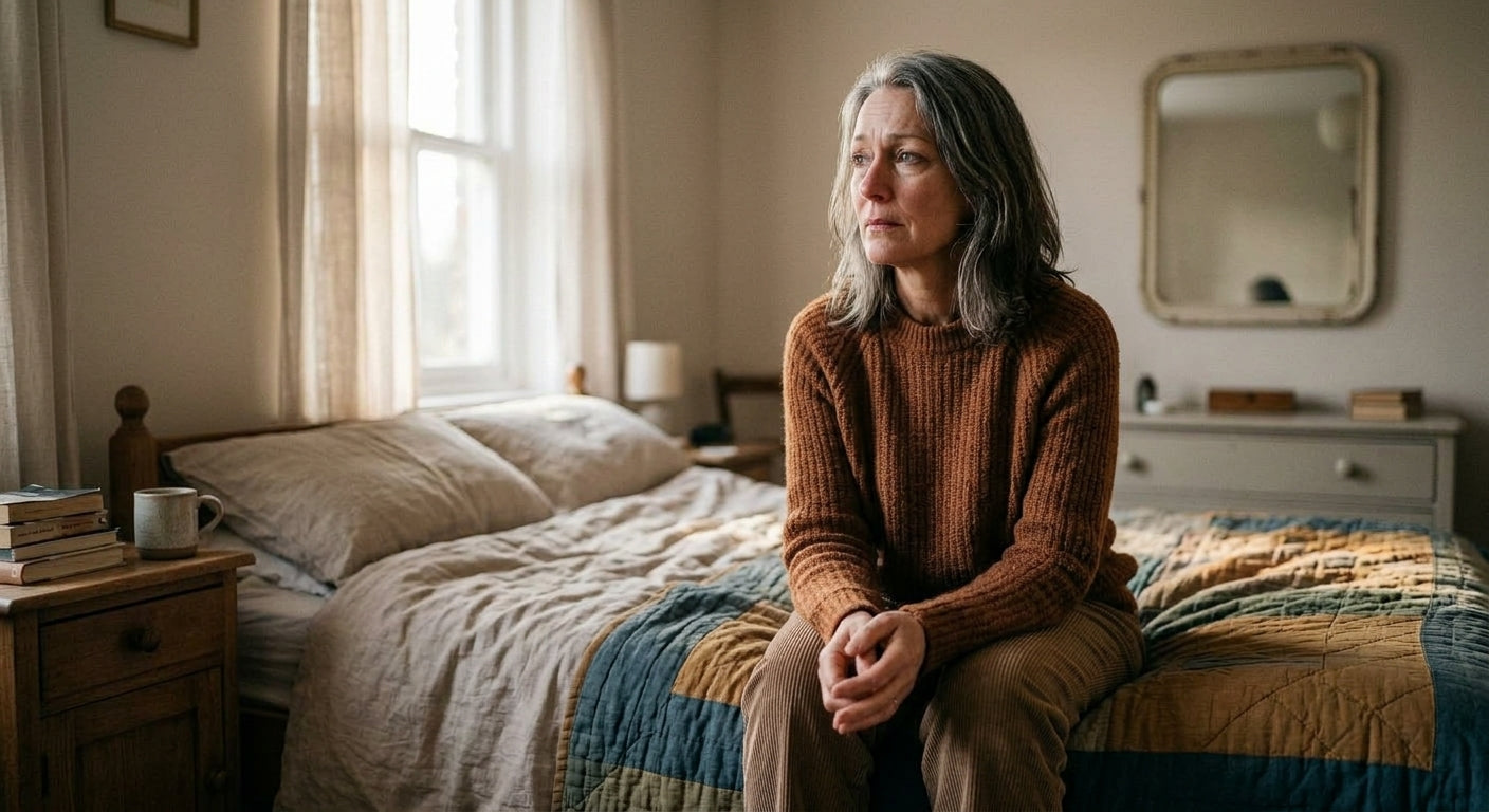 Woman reflecting on a lost sex drive