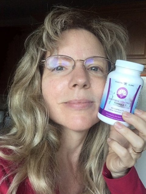 Customer holding Cortisol Control Formula