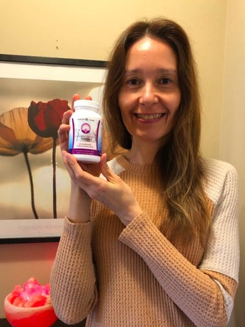 Customer holding Cortisol Control Formula
