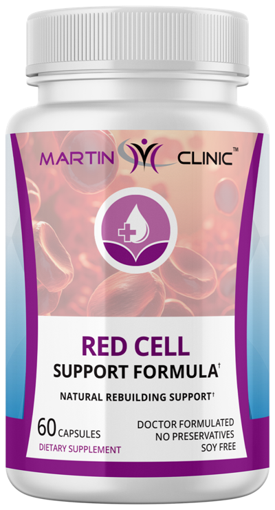 Red Cell Support Formula bottle