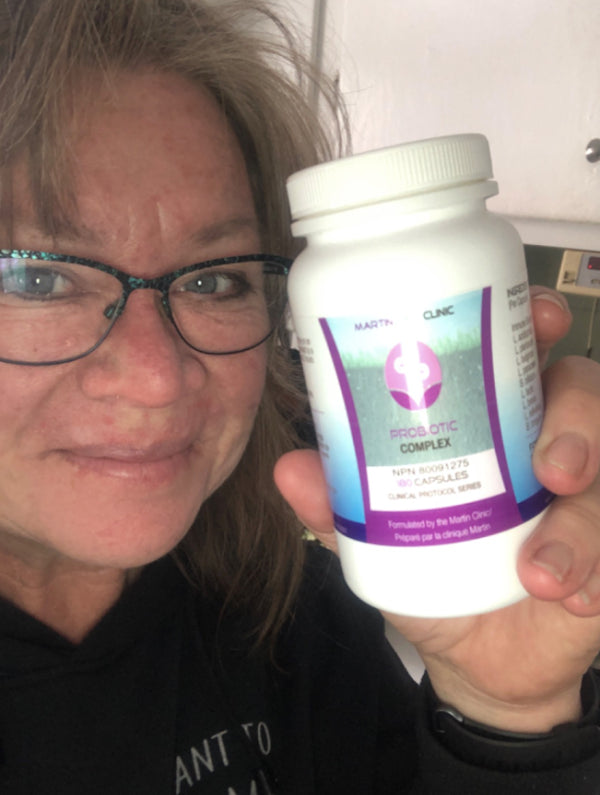 Jocelyn Wheeler with Probiotic Complex