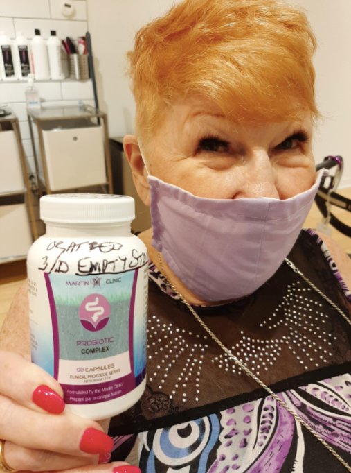 Marlene Miller with Probiotic Complex