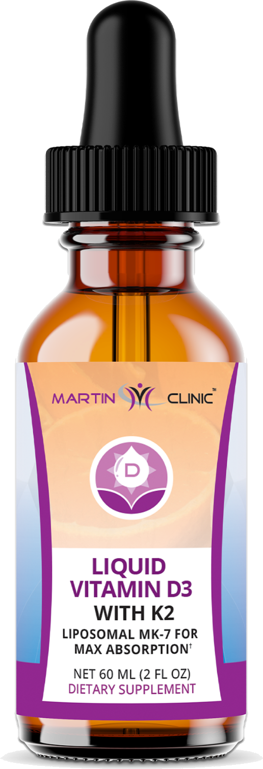 Liquid Vitamin D + K2 bottle
